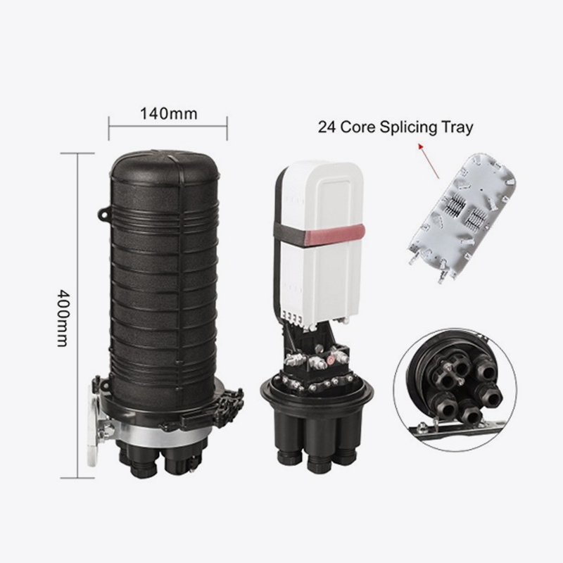 T6-108M 96 Core Fiber Optic Splice închidere